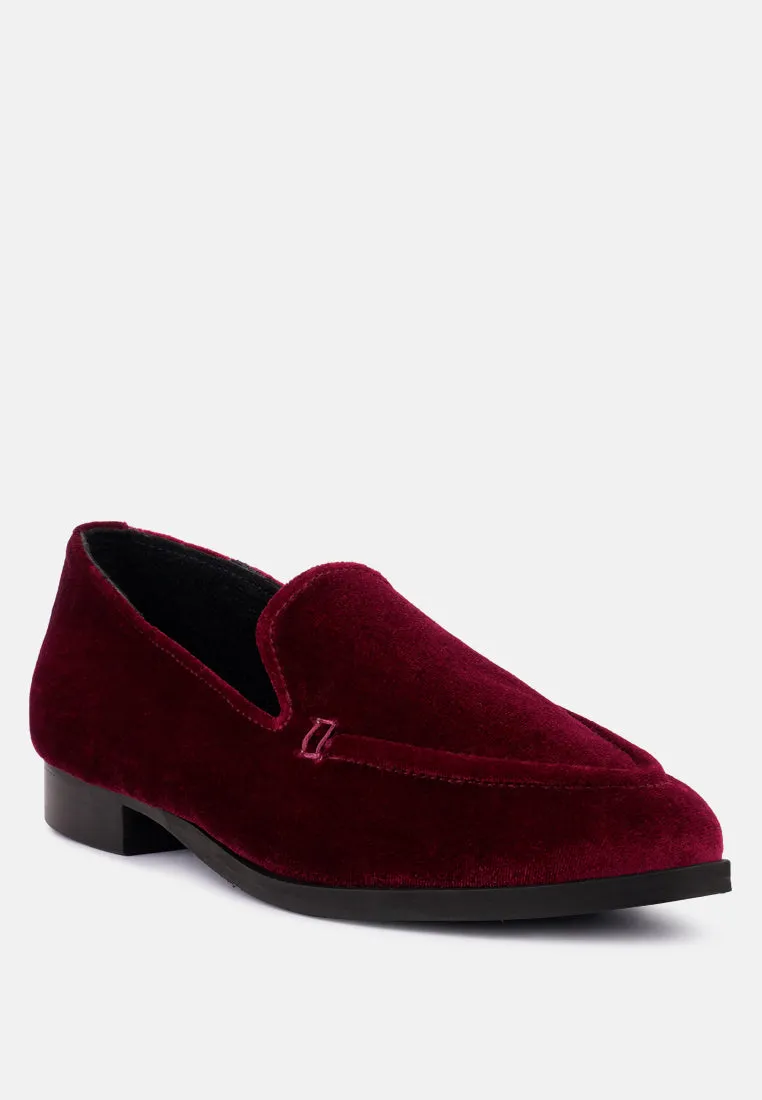 Luxe-Lap Velvet Handcrafted Loafers