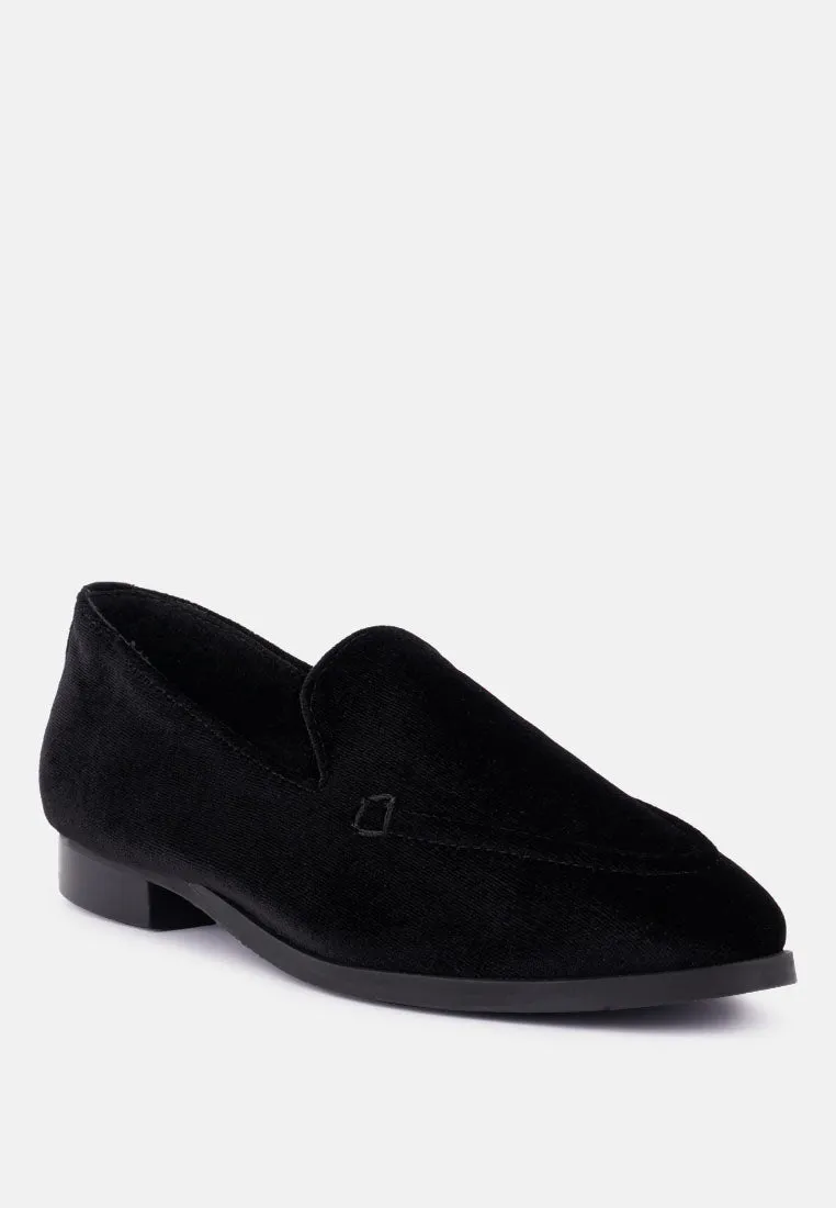 Luxe-Lap Velvet Handcrafted Loafers