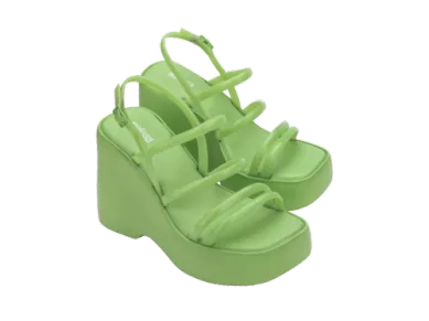 Melissa Jessie Platform Sandals Green