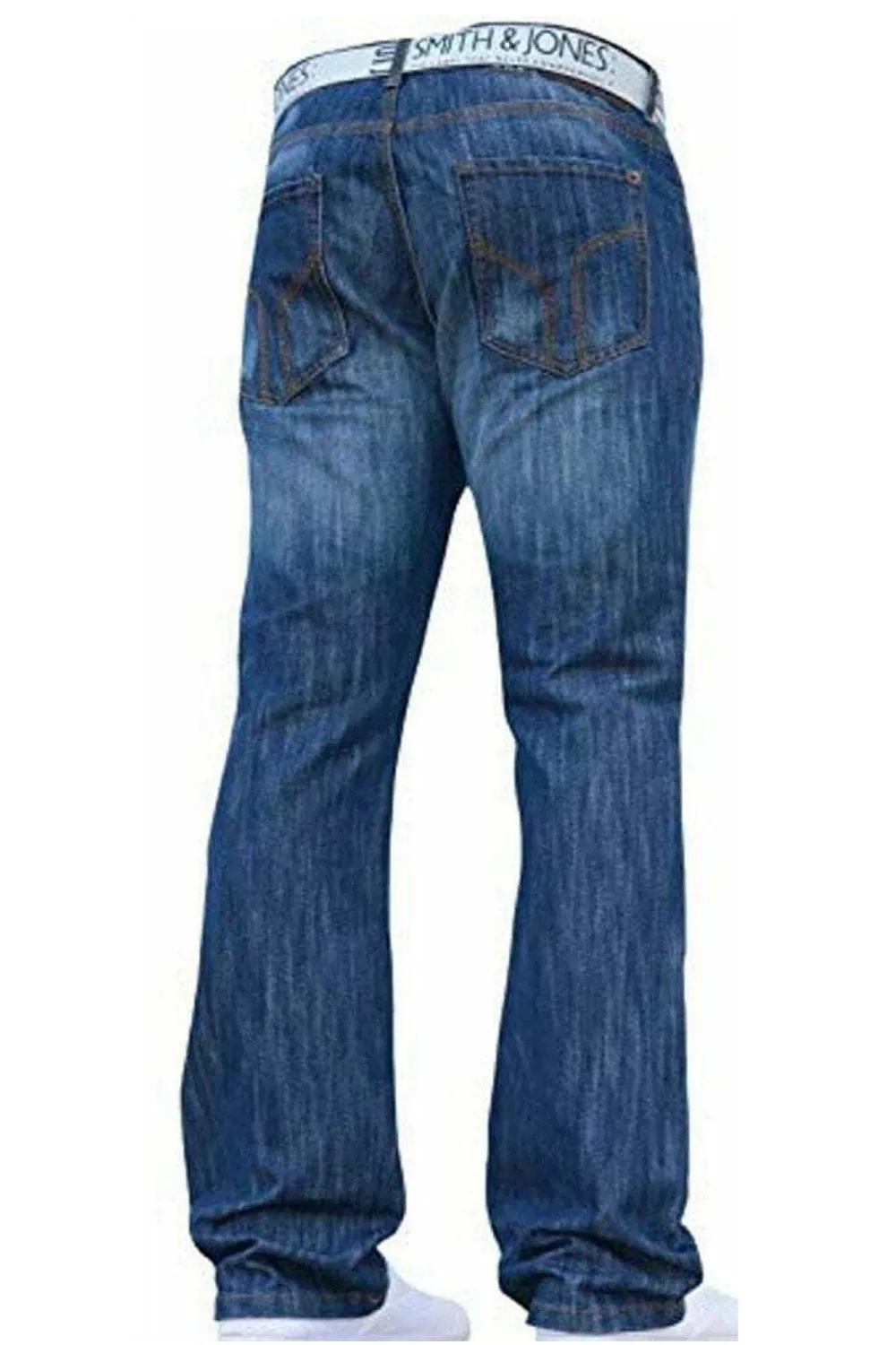 Mens Bootcut Straight Designer Leg With Belt