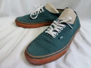 Mens VANS OFF THE WALL Skater Sneaker Tennis Shoe GREEN TEAL 11.5 Fitness