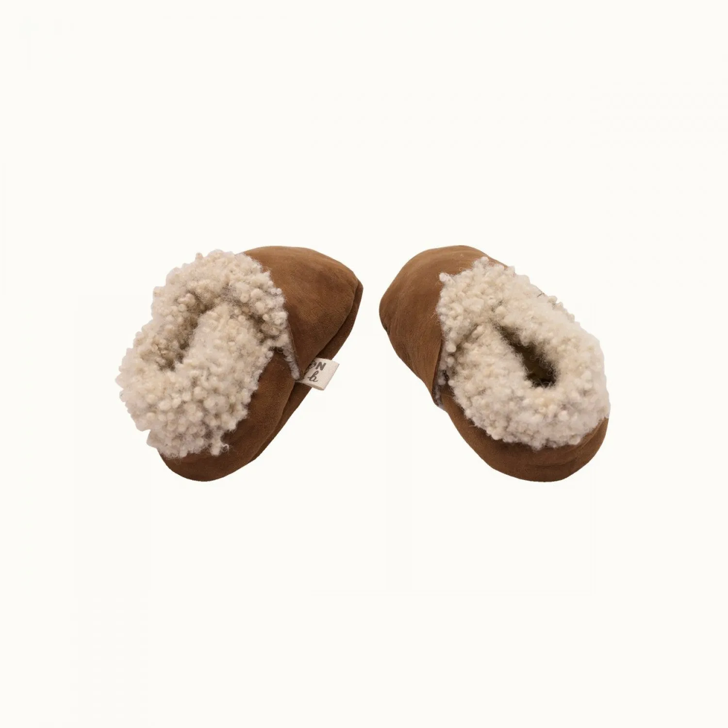 Nature Baby Lambskin Booties Cinnamon