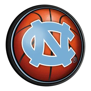 North Carolina Tar Heels: Basketball - Round Slimline Lighted Wall Sign