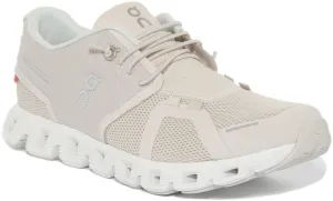 On Running Cloud 5 In Pearl White For Women