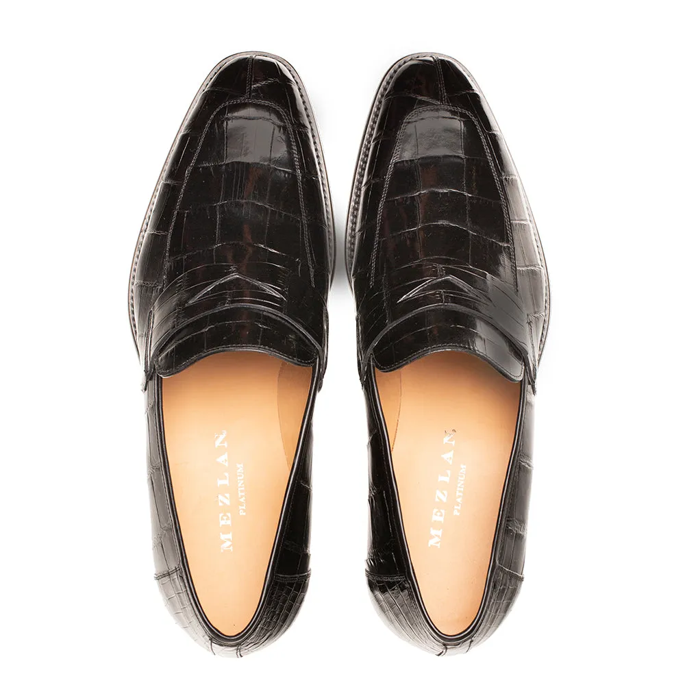 Piccolo Alligator Penny Loafer