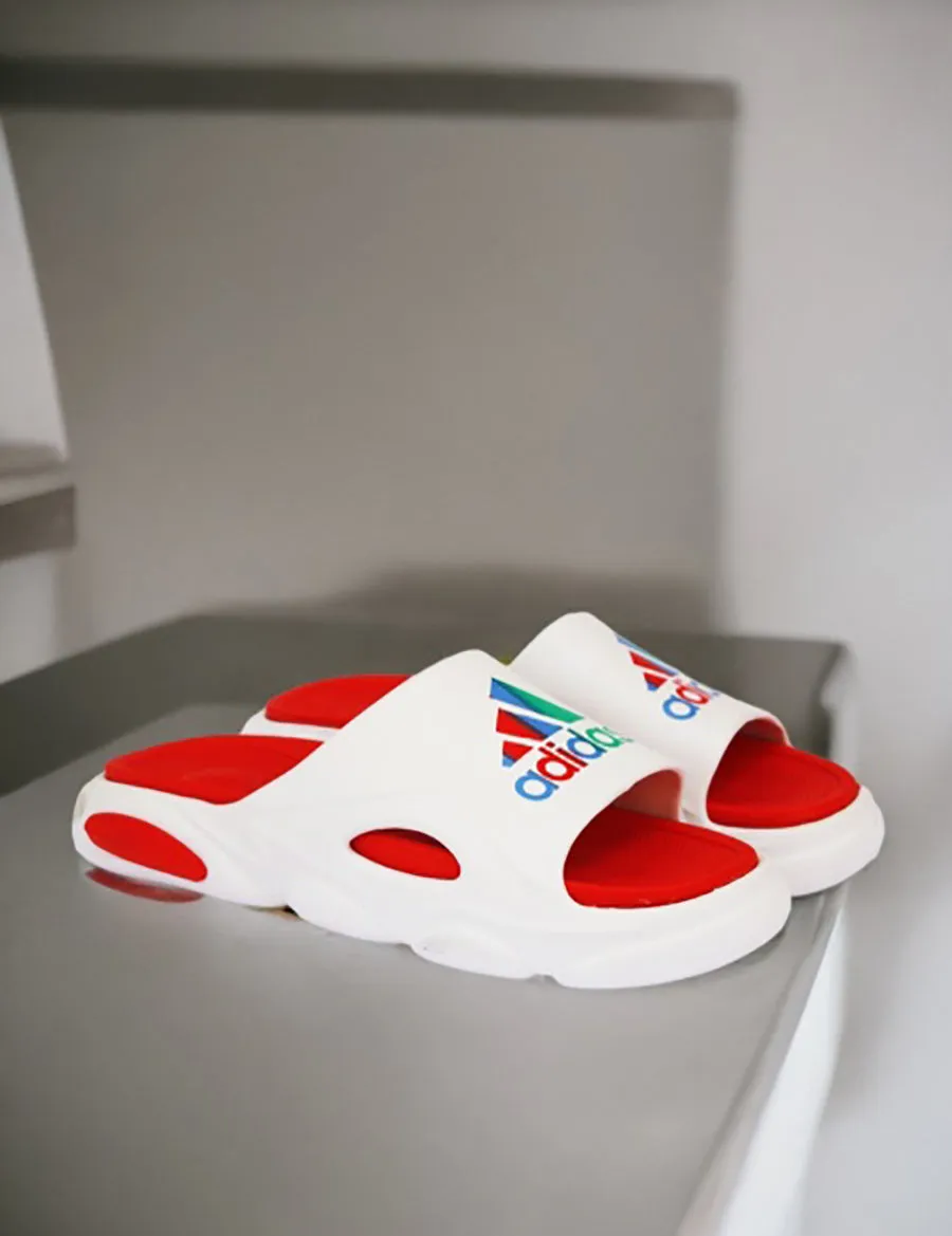 Red White | Soft Slippers for Kids