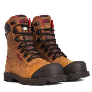 Royer Men's Revolt Brown 8" Work Boot 8990RT