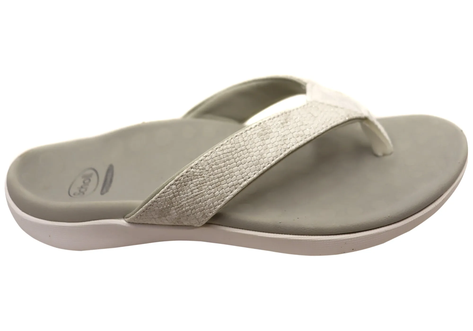 Scholl Orthaheel Sonoma II Womens Supportive Comfort Thongs Sandals