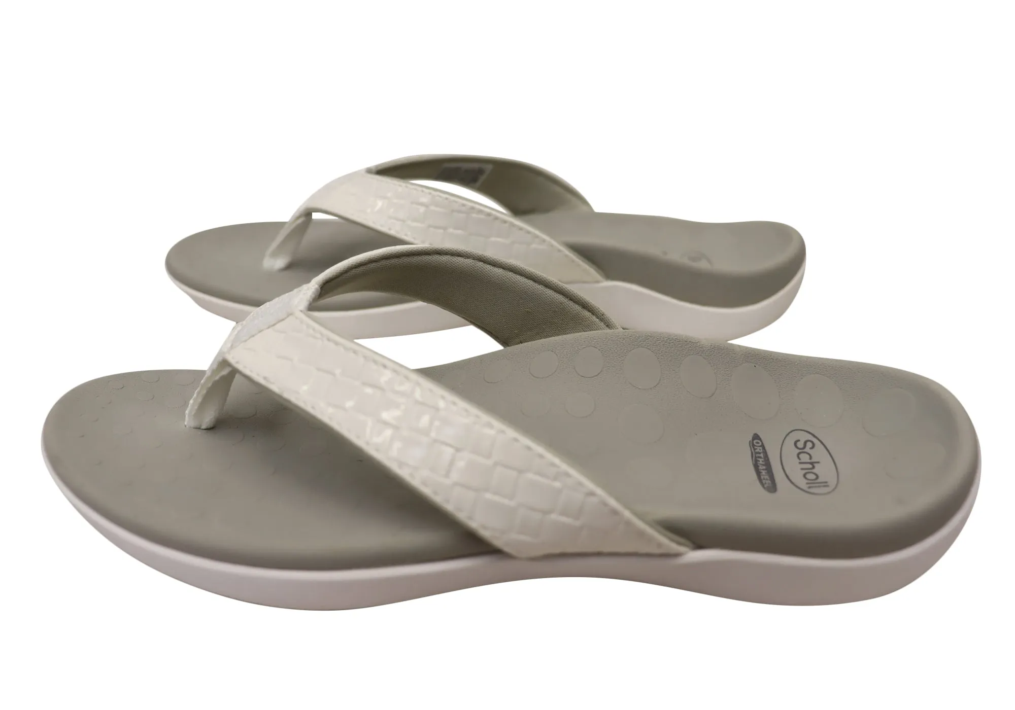 Scholl Orthaheel Sonoma II Womens Supportive Comfort Thongs Sandals