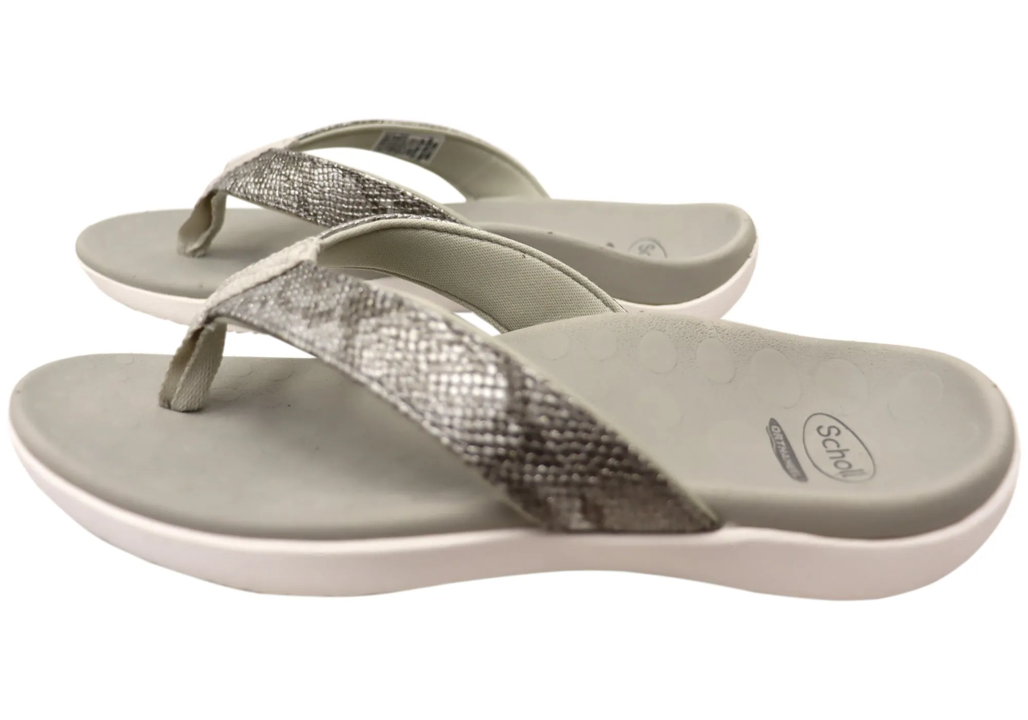 Scholl Orthaheel Sonoma II Womens Supportive Comfort Thongs Sandals