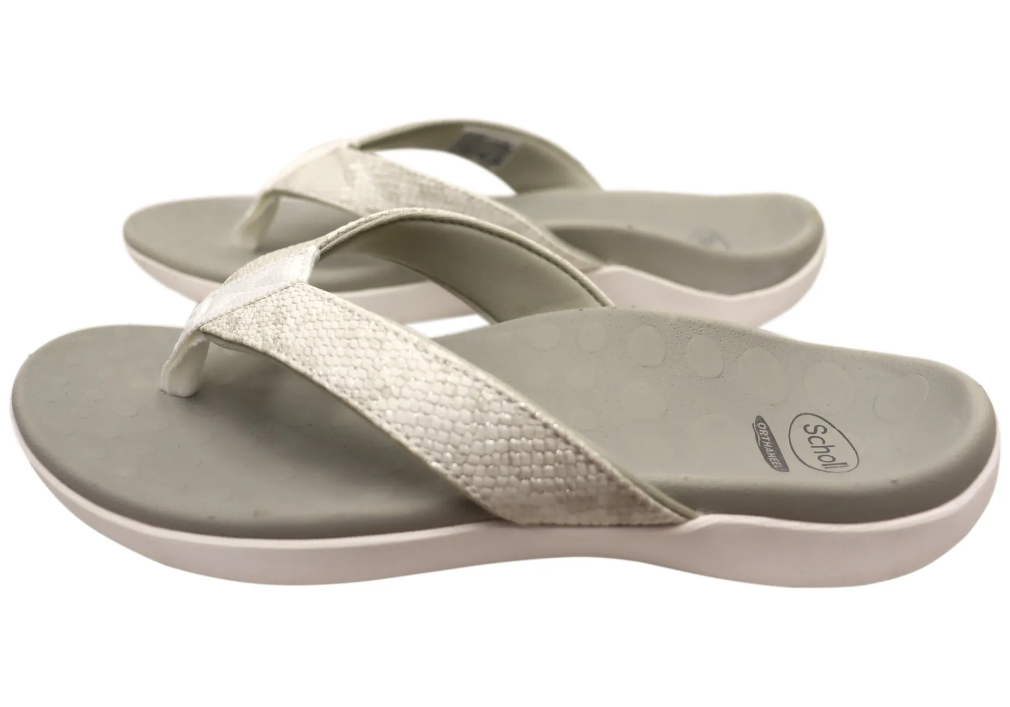 Scholl Orthaheel Sonoma II Womens Supportive Comfort Thongs Sandals