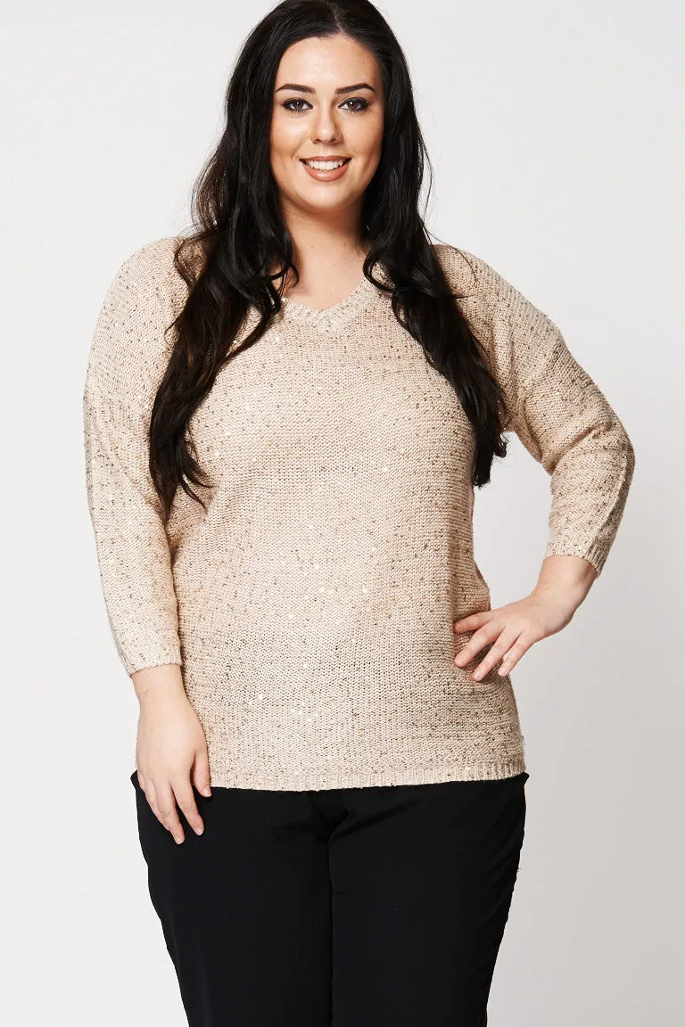 Sequin Detailed Jumper