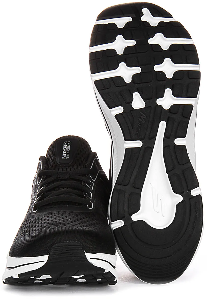 Skechers Go Run Trail Al In Black White For Men