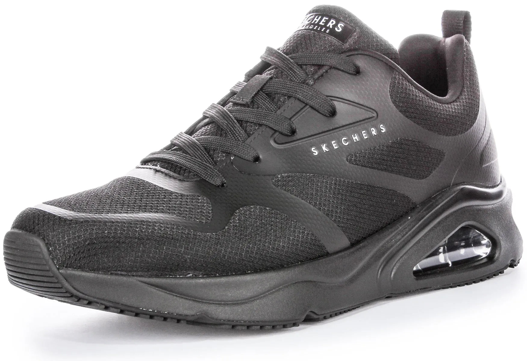 Skechers Tres Air Uno R In Black Black For Men