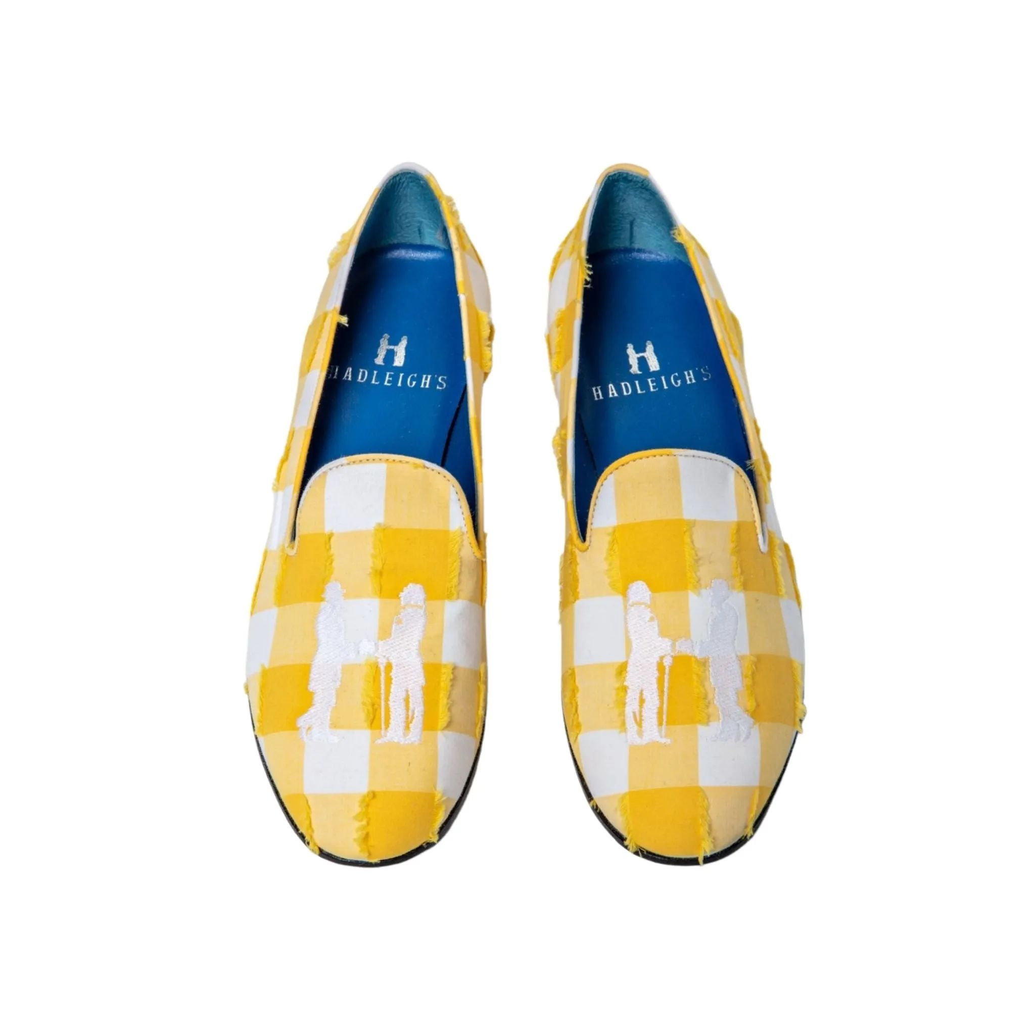 Slipper in Yellow Gingham