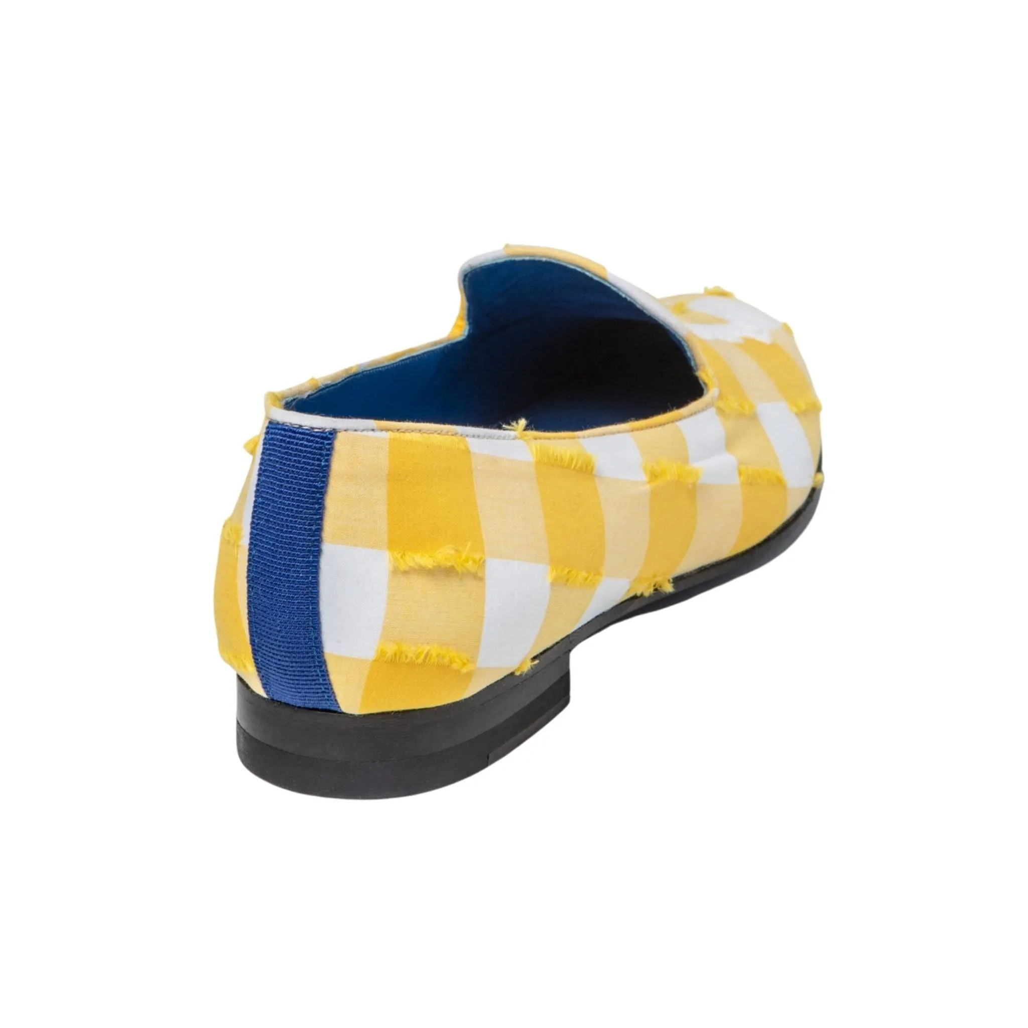 Slipper in Yellow Gingham