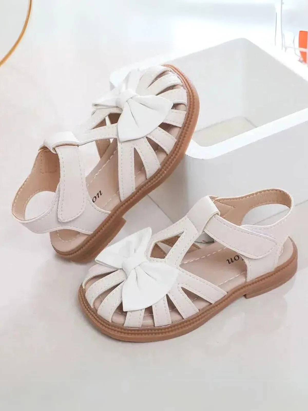 Sweet Bow T-Strap Sandals By Liv and Mia