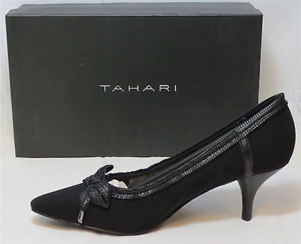 TAHARI Women's Bess Pump - Black - Sz 7.5,8,8.5 - NIB - MSRP $98