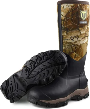 TideWe® Hunting Boots for Men 6mm Neoprene and Rubber Boot