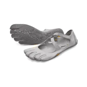 Vibram V-Soul Womens Five Fingers Open Light Flexible Shoes Trainers - Silver/Light Grey