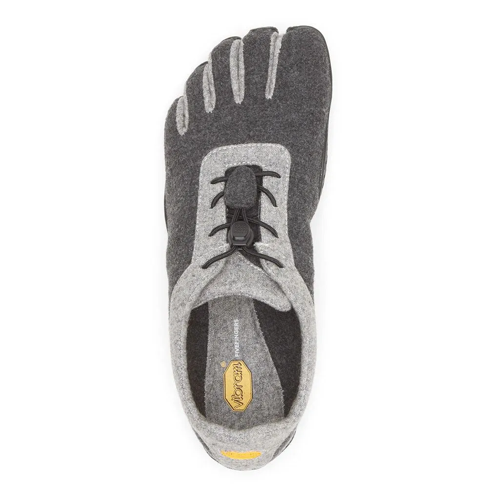 Vibram Womens KSO ECO Wool Fivefinger Shoes Barefoot Running Trainers Grey/Black