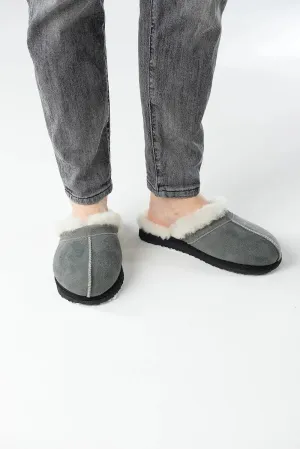 Wedge Sole Home Slippers in Grey color