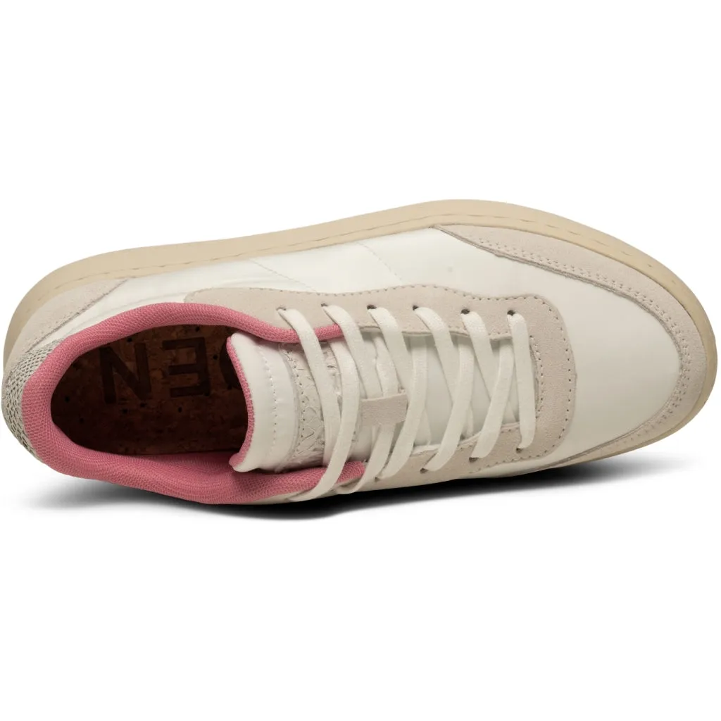 Woden May Trainers - Ivory/Aurora Pink