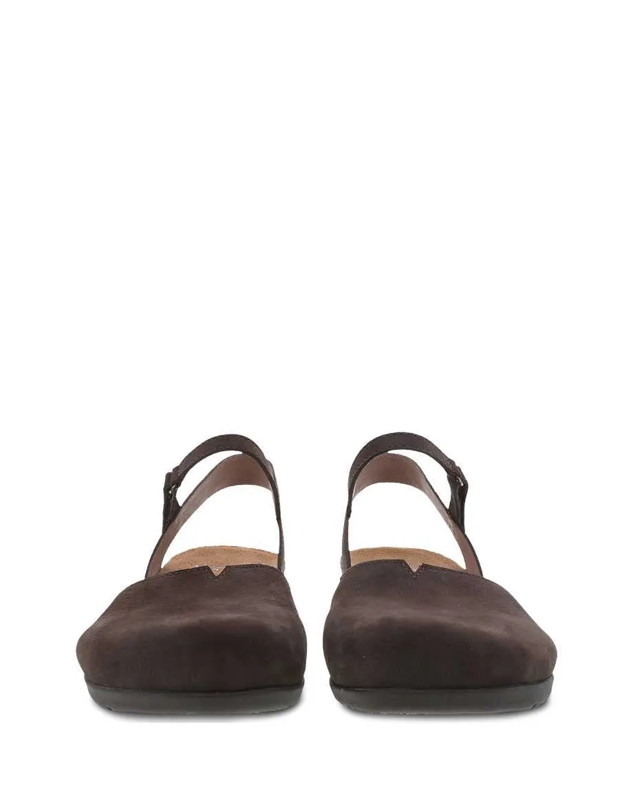 Women's Dansko Rowan Color: Chocolate Milled Nubuck