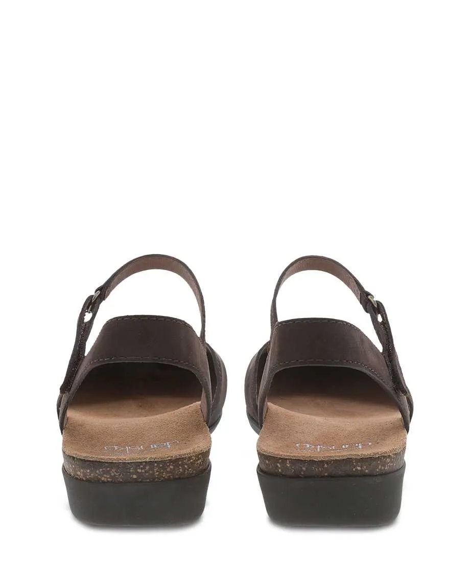 Women's Dansko Rowan Color: Chocolate Milled Nubuck