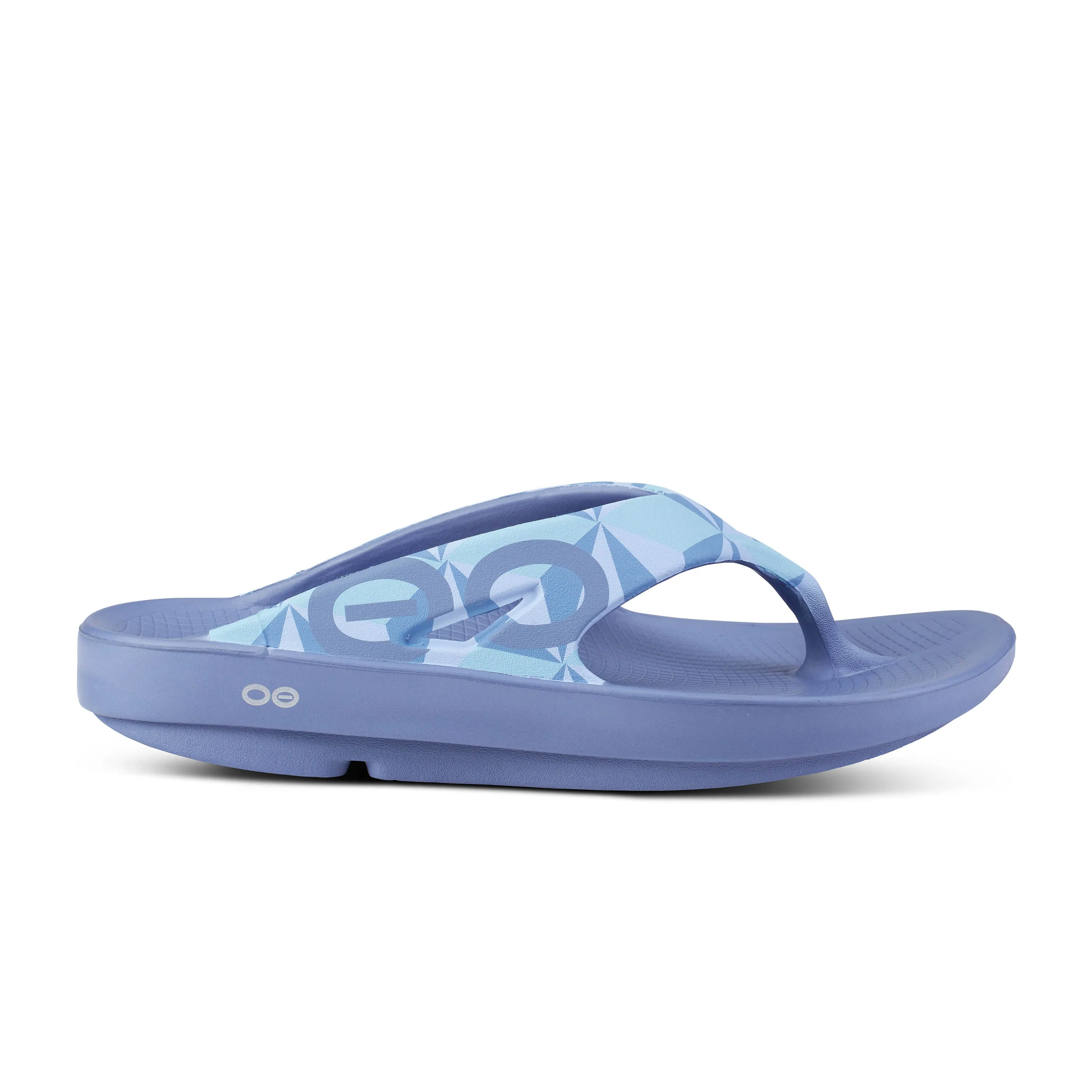 Women's Oofos OOriginal Limited Sandal Color: Fractal Water Drop