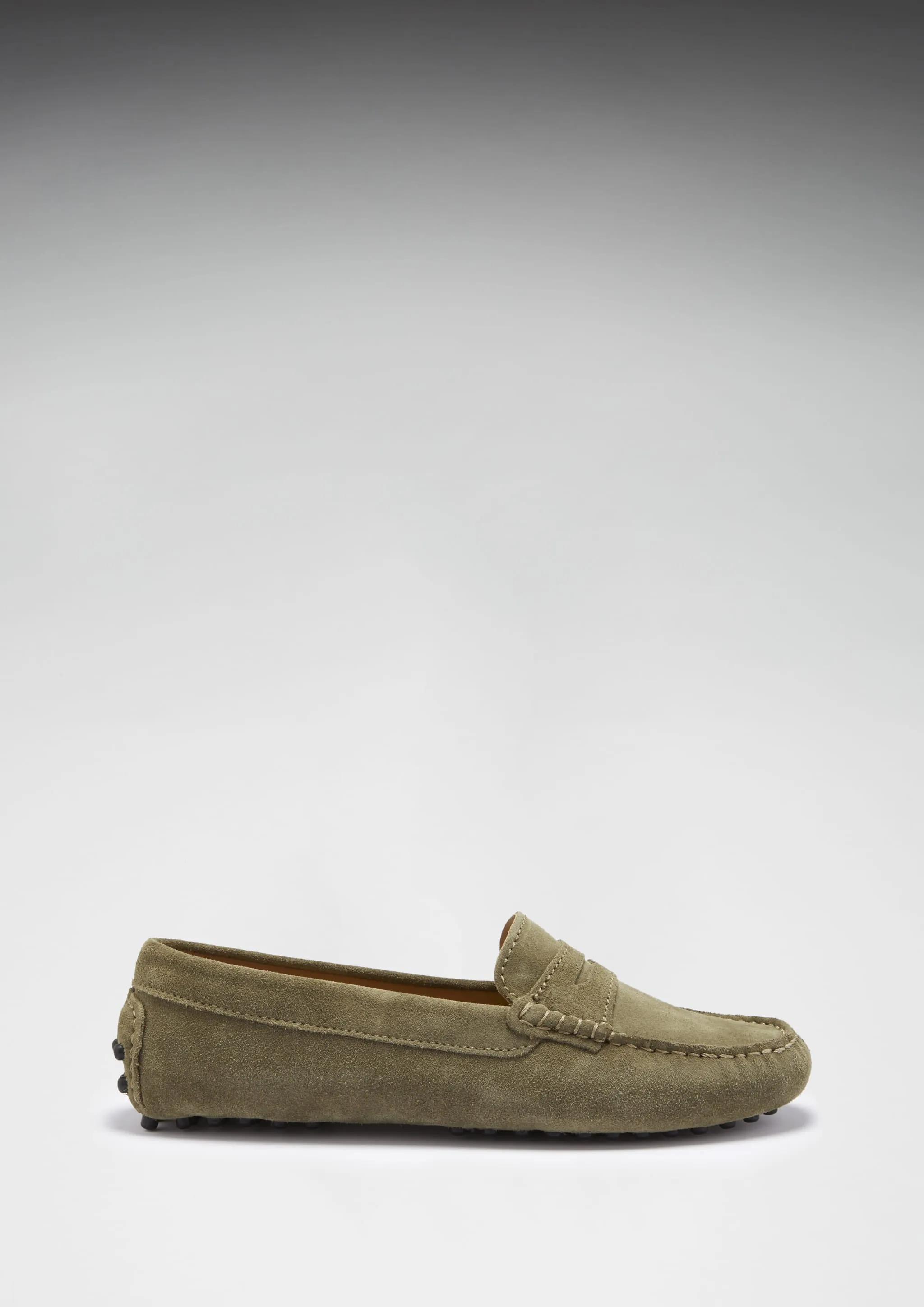 Women's Penny Driving Loafers, truffle suede