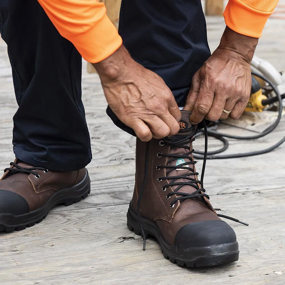 Work Boots - Pioneer 8" Leather Boot, 1027 / 1028